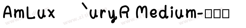 AmLuxuryR Medium字体转换